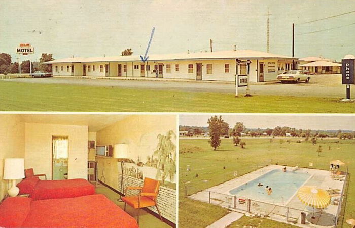 Southlawn Motel - Old Post Card (newer photo)